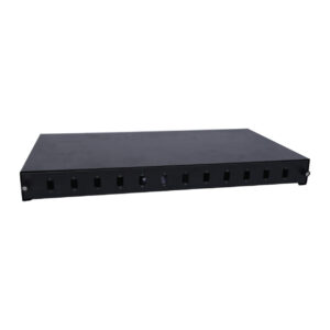 EratSlide 1U 19” 12 Port LC Duplex Rack Tipi Patch Panel, Boş