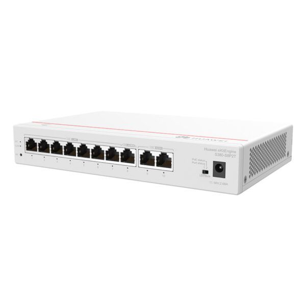 HUAWEI eKitEngine S380-S8P2T 2GE WAN, 8GE PoE+ LAN (124W) Gateway/Router - Görsel 2