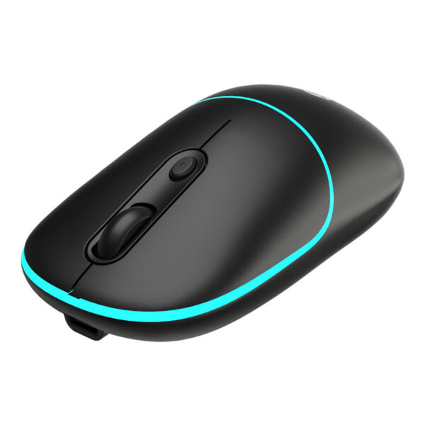 LENOVO LECOO WS210 SİYAH BLUETOOTH & 2.4G WİFİ WİRELESS CHARGİNG  MOUSE - Görsel 2