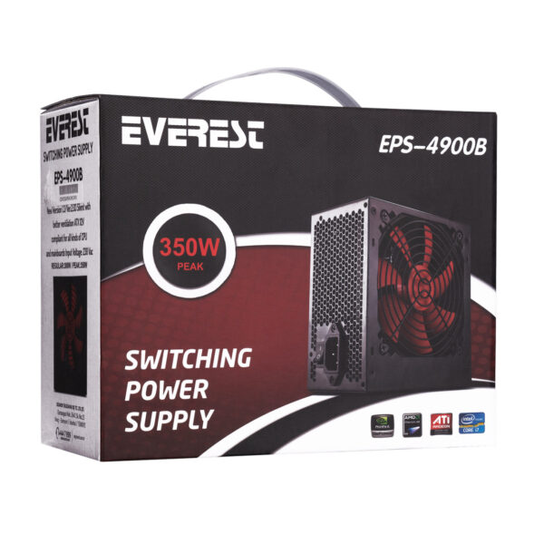 EVEREST EPS-4900B 300W (PEAK 350w) 12cm Fanlı POWER SUPPLY