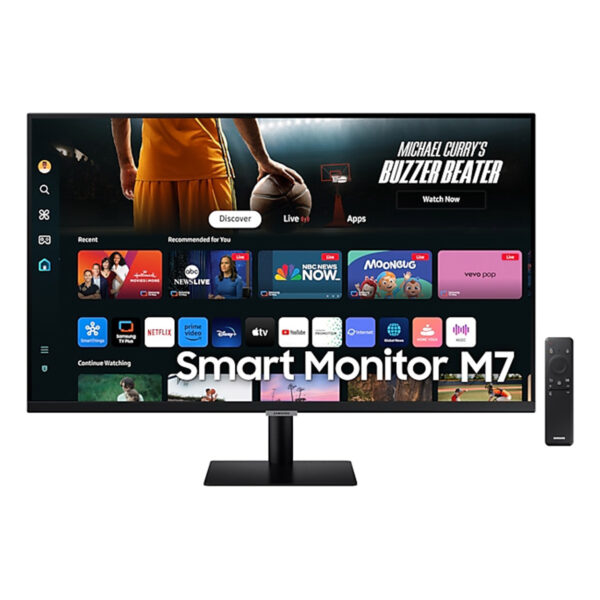 32" SAMSUNG M7 Smart 4K, WiFi, Bluetooth, HDMI, Type-C Akıılı Monitör - Görsel 3