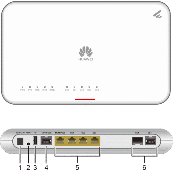 HUAWEI eKitEngine AR303 1xCombo WAN, 4GE LAN Gateway/Router - Görsel 2