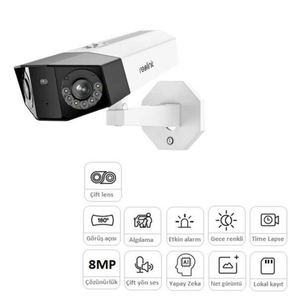 REOLINK REOLINK DUO 2  8MP DUAL-LENS 180° VIEW KAMERA