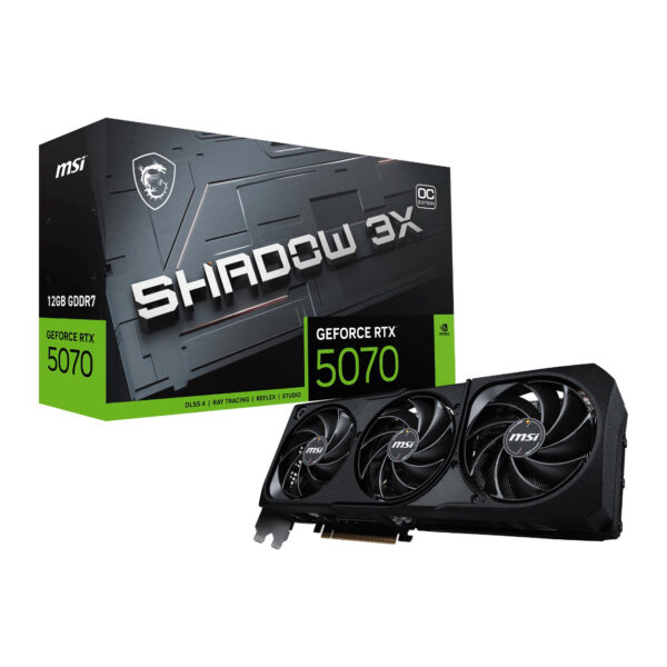 12 GB MSI RTX 5070 SHADOW 3XOC RTX5070 GDRR7 192B DX12 PCIE 5.0 X16(3XDP 1XHDMI) - Görsel 2