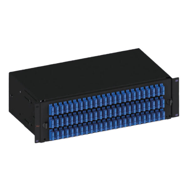 EratSlide 3U 19” 72 Port SC Duplex Rack Tipi Patch Panel, Boş - Görsel 2