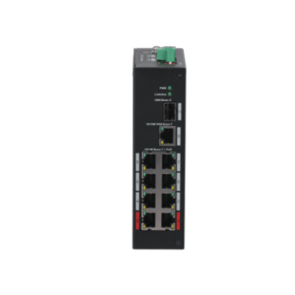 DAHUA PFS3110-8ET-96 8FE PoE Port (96W), 1GE Uplink, 1xSFP Endüstriyel Switch