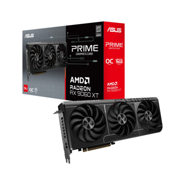 16 GB ASUS PRIME-RX9060XT-O16G RX9060XT GDDR6 128bit OC 1xHDMI 2xDP EKRAN KARTI - Görsel 4