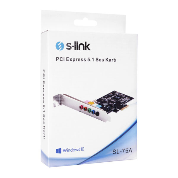 S-LINK SL-75A PCI Express 5.1 Ses Kartı - Görsel 5