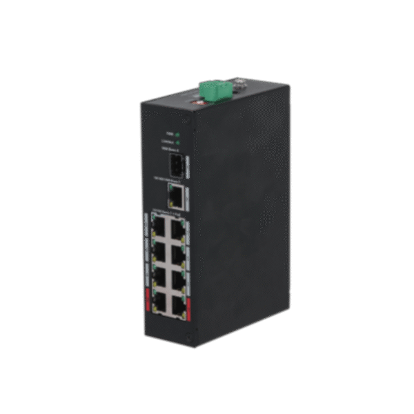 DAHUA PFS3110-8ET-96 8FE PoE Port (96W), 1GE Uplink, 1xSFP Endüstriyel Switch - Görsel 2