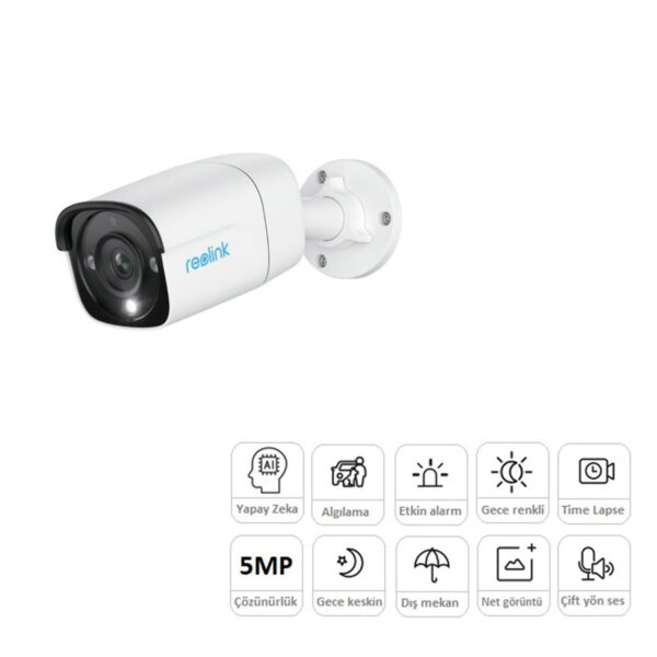 REOLINK P320 5MP 2.8MM MİC. IR Bullet Kamera