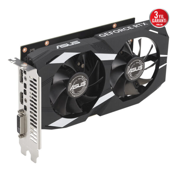 6 GB ASUS DUAL-RTX3050-O6G RTX 3050 GDDR6 96bit 1537MHz OC DVI HDMI DP EKRAN KAR - Görsel 8
