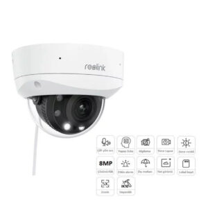 REOLINK P437 8MP 2.7-13.5mm MOTORİZE IR DOME KAMERA(RENKLİ)