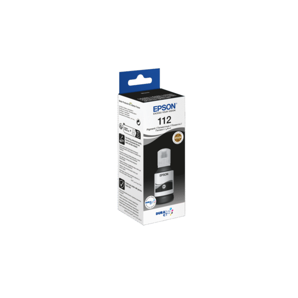 EPSON T06C1 (112) EcoTank Black Siyah Şişe Mürekkep 127 ml