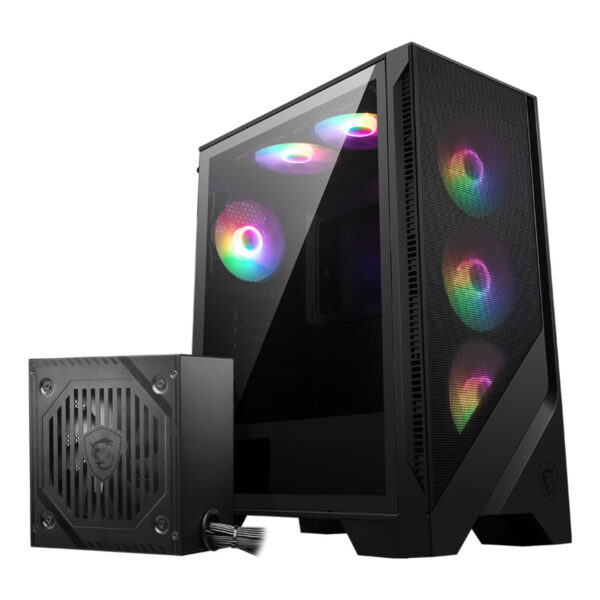 MSI MAG FORGE 120A B65 Temperli Cam 6 x120mm Auto RGB Fan 650W Bronz ATX Gaming - Görsel 3