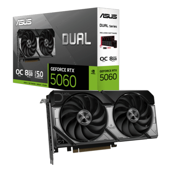 8 GB ASUS DUAL-RTX5060-O8G RTX 5060 GDDR7 128Bit DLSS4 Ekran Kartı - Görsel 2