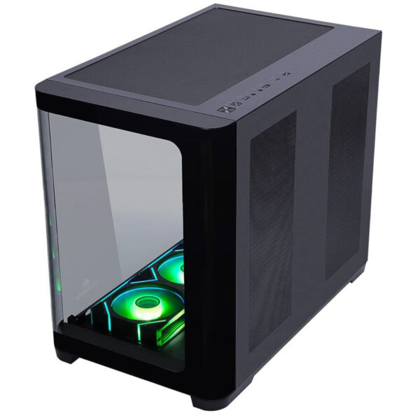 GameBooster GB-G2851BB Sea View USB 3.0, ATX 7 x ARGB Fanlı Siyah Kasa (PSU Yok)