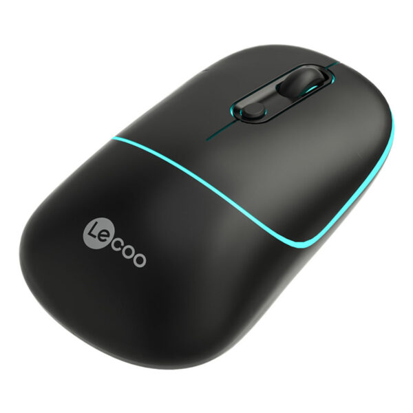 LENOVO LECOO WS210 SİYAH BLUETOOTH & 2.4G WİFİ WİRELESS CHARGİNG  MOUSE - Görsel 5