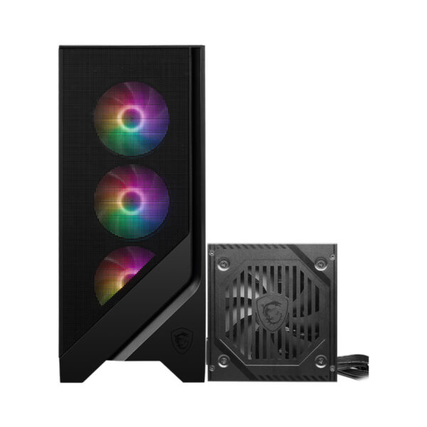 MSI MAG FORGE 120A B65 Temperli Cam 6 x120mm Auto RGB Fan 650W Bronz ATX Gaming - Görsel 4