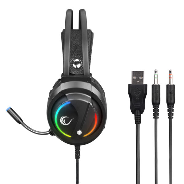 RAMPAGE FITMENT KM-GX7 Aydınlatmalı Gaming Q Klavye + Kulaklık + Mouse + Pad - Görsel 7