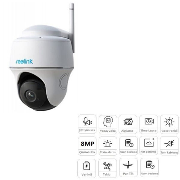 REOLINK ARGUS PT ULTRA 8MP ( AUTO TRACKING VERSION ) KAMERA